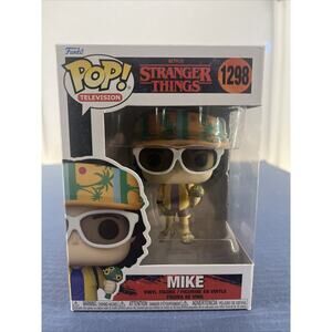Funko POP #1298 Stranger Things Season 4 Mike with Sunglasses BNIB